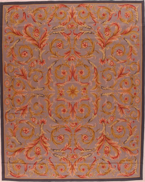 Kerman Blue Hand Knotted 80 X 101  Area Rug 400-17351 Image 0
