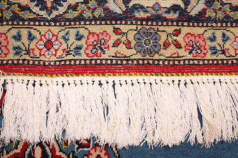 Qum Blue Hand Knotted 47 X 70  Area Rug 400-17362 Image 9