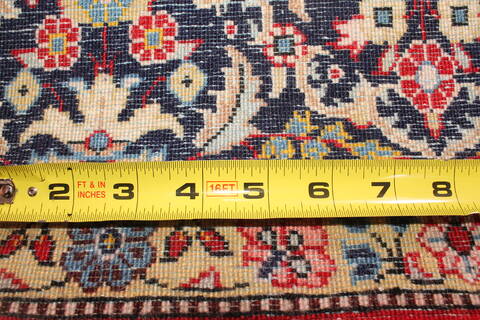 Qum Blue Hand Knotted 47 X 70  Area Rug 400-17362 Image 10