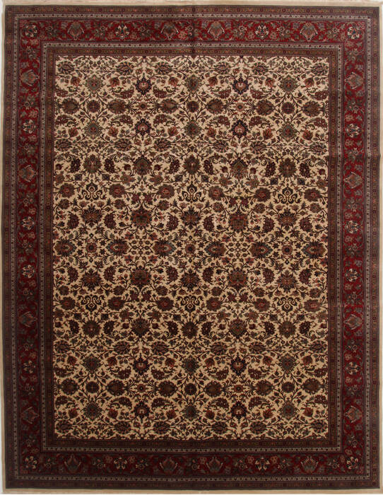 Kashmar Beige Hand Knotted 116 X 1411  Area Rug 250-17559 Image 0
