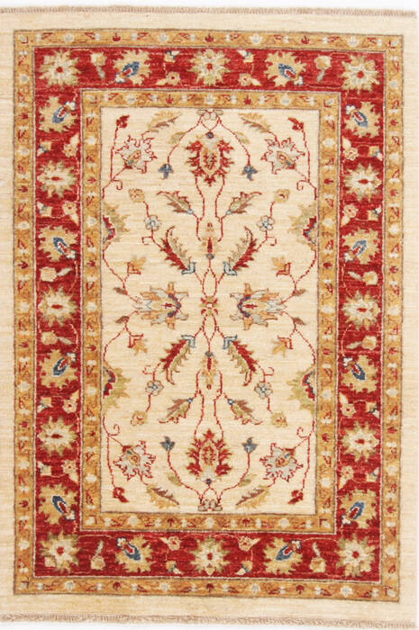 Ziegler Beige Hand Knotted 211 X 41  Area Rug 250-17620 Image 0