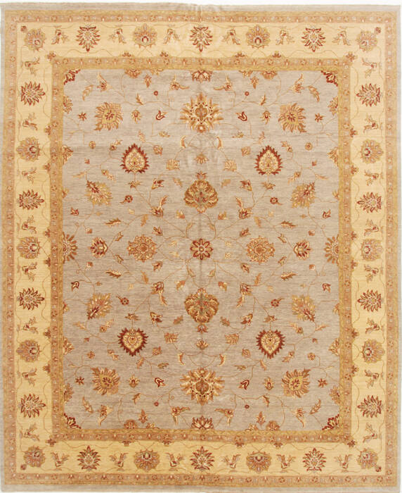 Ziegler Blue Hand Knotted 122 X 151  Area Rug 250-17674 Image 0