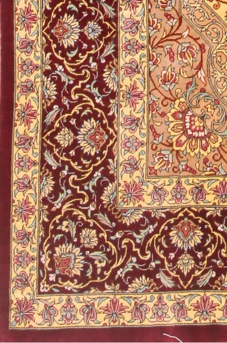 Qum Yellow Hand Knotted 35 X 53  Area Rug 400-17794 Image 11