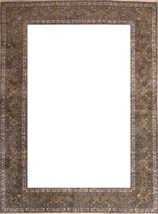 Kashan Beige Hand Knotted 911 X 134  Area Rug 400-18086 Image 5