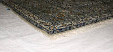 Kashan Beige Hand Knotted 911 X 134  Area Rug 400-18086 Image 11