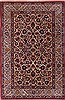 Isfahan Beige Hand Knotted 36 X 54  Area Rug 400-18761 Thumb 0