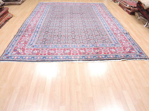 Mood Blue Hand Knotted 78 X 118  Area Rug 100-18932 Image 6