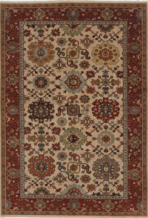 Serapi Beige Hand Knotted 61 X 811  Area Rug 250-19059 Image 0