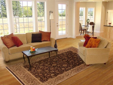 Kashmar Brown Hand Knotted 80 X 911  Area Rug 250-19484 Image 4