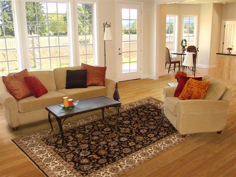 Isfahan Brown Hand Knotted 61 X 811  Area Rug 250-19783 Image 4