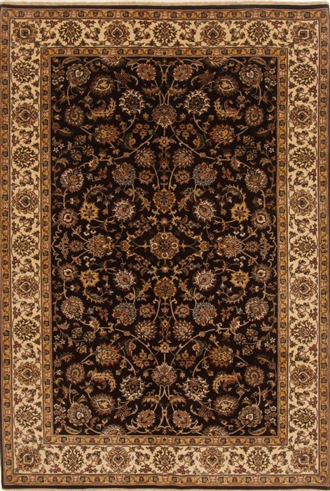 Isfahan Brown Hand Knotted 61 X 811  Area Rug 250-19783 Image 0