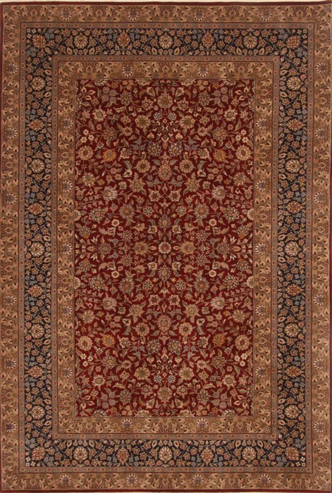 Tabriz Red Hand Knotted 60 X 91  Area Rug 250-19785 Image 0
