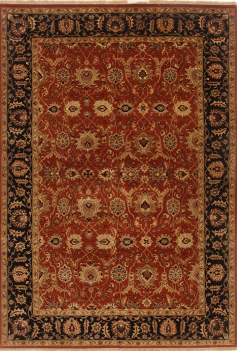 Tabriz Brown Hand Knotted 60 X 810  Area Rug 250-19809 Image 0