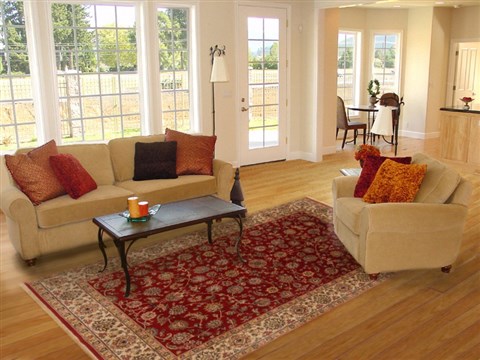 Isfahan Red Hand Knotted 61 X 810  Area Rug 250-19830 Image 4