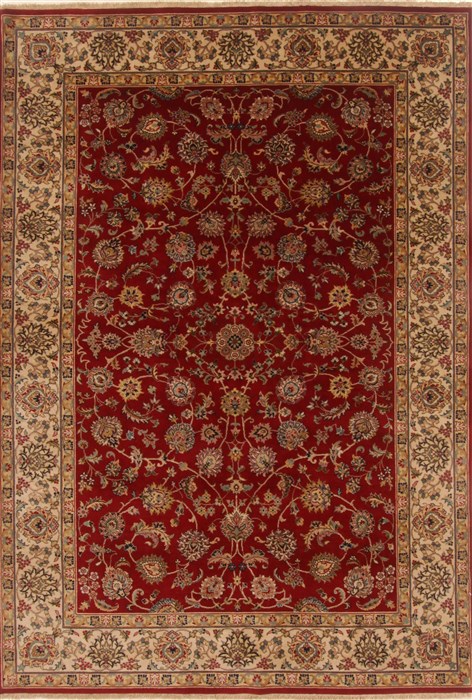Isfahan Red Hand Knotted 61 X 810  Area Rug 250-19830 Image 0