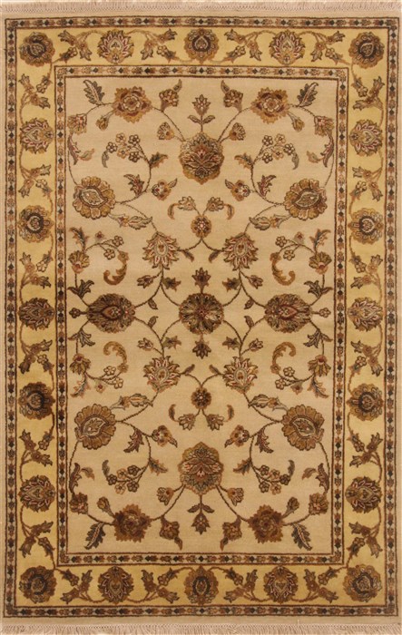 Tabriz Beige Hand Knotted 40 X 62  Area Rug 250-19846 Image 0