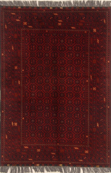 Bokhara Red Hand Knotted 33 X 49  Area Rug 250-19911 Image 0