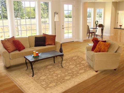 Chobi Brown Hand Knotted 81 X 910  Area Rug 250-20151 Image 4