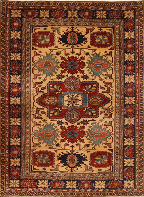 Shirvan Yellow Hand Knotted 50 X 610  Area Rug 250-20375 Image 0