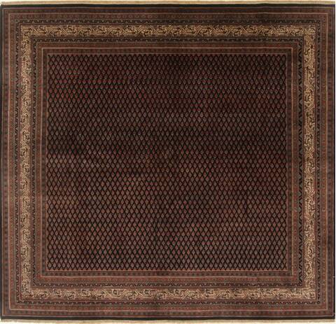 Herati Blue Square Hand Knotted 77 X 80  Area Rug 250-20394 Image 0