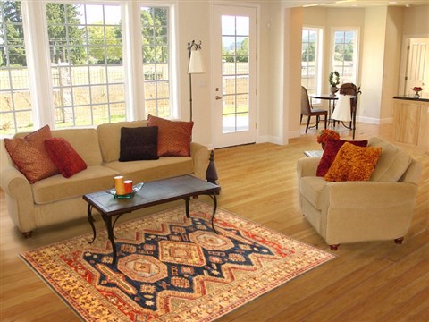 Kazak Yellow Hand Knotted 410 X 72  Area Rug 250-20457 Image 5