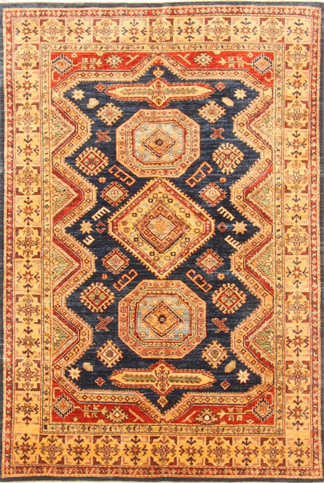 Kazak Yellow Hand Knotted 410 X 72  Area Rug 250-20457 Image 0