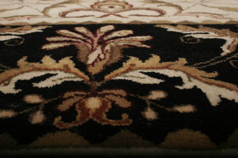 Kashmar Beige Square Hand Knotted 511 X 60  Area Rug 250-20824 Image 4