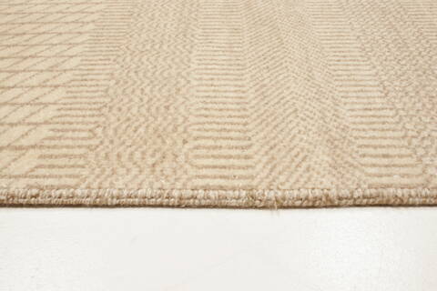 Modern Beige Hand Knotted 911 X 144  Area Rug 250-21353 Image 12
