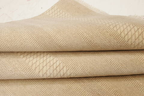 Modern Beige Hand Knotted 911 X 144  Area Rug 250-21353 Image 7