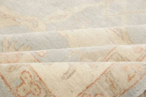 Oushak Green Hand Knotted 99 X 143  Area Rug 250-21411 Image 10