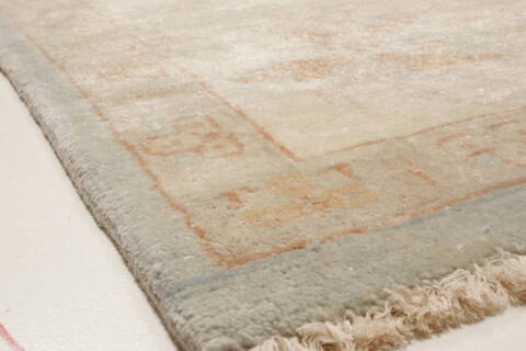 Oushak Green Hand Knotted 99 X 143  Area Rug 250-21411 Image 19