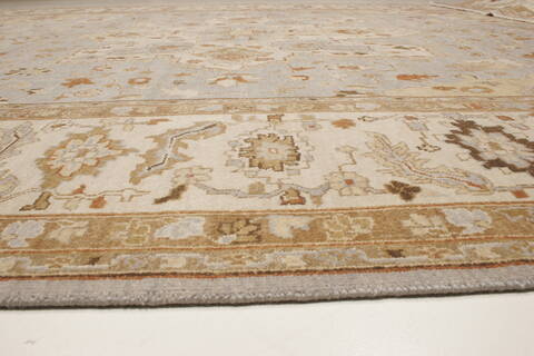 Serapi Blue Hand Knotted 100 X 1310  Area Rug 250-21430 Image 12