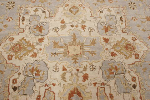 Serapi Blue Hand Knotted 100 X 1310  Area Rug 250-21430 Image 13