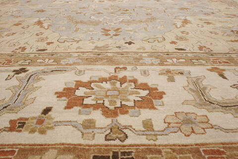 Serapi Blue Hand Knotted 100 X 1310  Area Rug 250-21430 Image 14