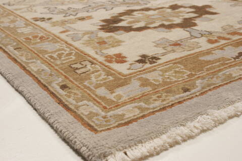 Serapi Blue Hand Knotted 100 X 1310  Area Rug 250-21430 Image 16