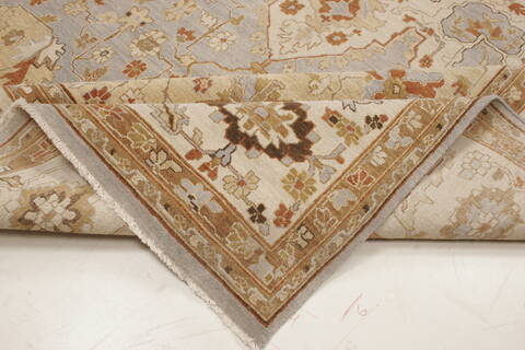 Serapi Blue Hand Knotted 100 X 1310  Area Rug 250-21430 Image 9