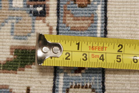 Nain White Hand Knotted 98 X 140  Area Rug 250-21442 Image 24