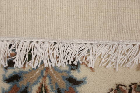 Nain White Hand Knotted 98 X 140  Area Rug 250-21442 Image 25