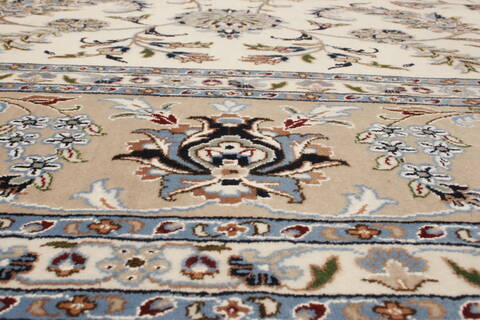 Nain White Hand Knotted 98 X 140  Area Rug 250-21442 Image 27