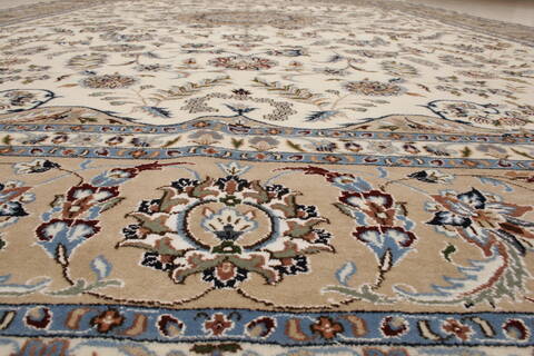 Nain White Hand Knotted 98 X 140  Area Rug 250-21442 Image 29