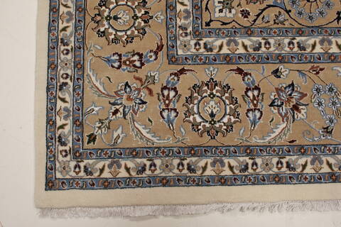 Nain White Hand Knotted 98 X 140  Area Rug 250-21442 Image 32