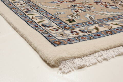 Nain White Hand Knotted 98 X 140  Area Rug 250-21442 Image 33