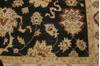 Ziegler Black Hand Knotted 81 X 104  Area Rug 250-21518 Thumb 19