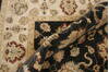 Ziegler Black Hand Knotted 81 X 104  Area Rug 250-21518 Thumb 7