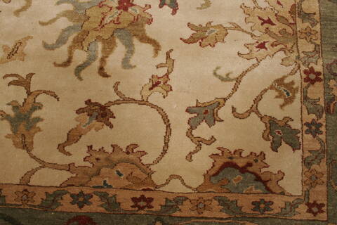 Chobi Beige Hand Knotted 84 X 101  Area Rug 250-21560 Image 19