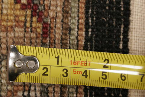 Agra Black Hand Knotted 80 X 102  Area Rug 250-21753 Image 13