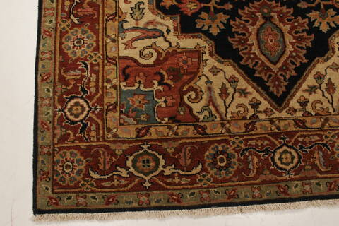 Serapi Blue Hand Knotted 311 X 60  Area Rug 250-21901 Image 15