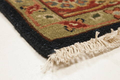 Serapi Blue Hand Knotted 311 X 60  Area Rug 250-21901 Image 16