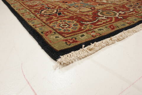 Serapi Blue Hand Knotted 311 X 60  Area Rug 250-21901 Image 17