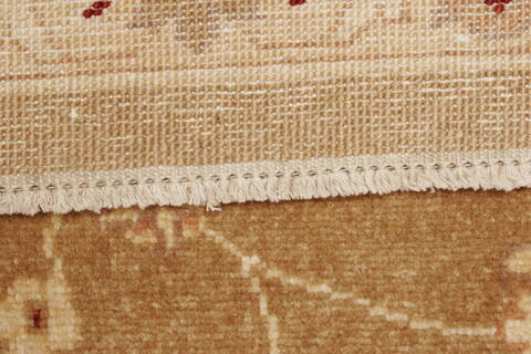 Pishavar Brown Hand Knotted 70 X 88  Area Rug 250-21958 Image 13